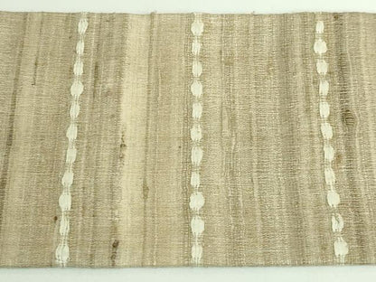 平和屋着物●極上 インド・アッサム 野蚕糸 手織 ムガシル 九寸名古屋帯 逸品 DZAB1237kh5
