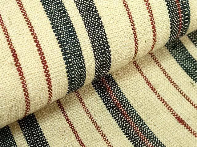 平和屋本店■極上　浦野理一　経節紬　九寸名古屋帯　縞　逸品　DZAB1249kh5
