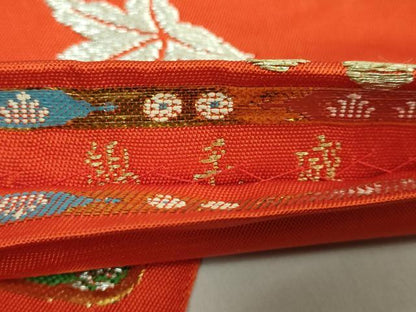 平和屋本店■最高級　龍村平蔵製　太鼓柄　本袋帯　威毛錦　金銀糸　逸品　DZAB1276kh5