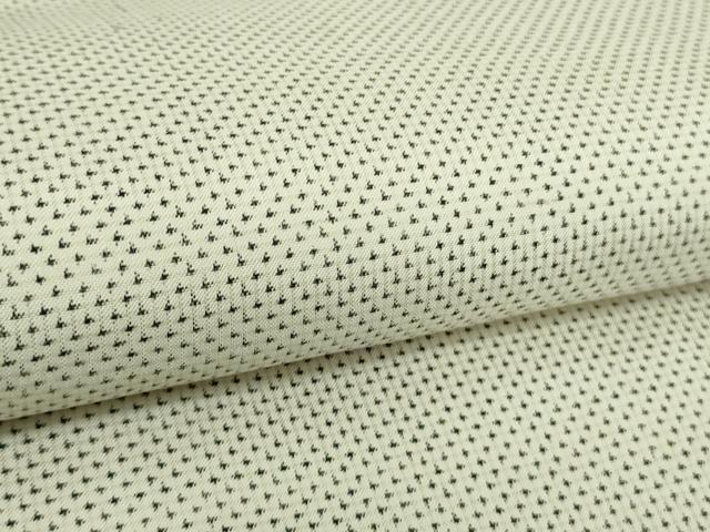 平和屋本店■極上　本場大島紬　白大島　ロング丈　一元絣　逸品　未使用　DZAB1303kh5