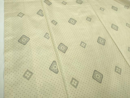 平和屋本店■極上　本場大島紬　白大島　9マルキ　菱文　逸品　DZAB1323kh5