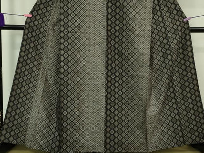 平和屋本店●極上　本場大島紬　12マルキ　窪田織物謹製　優粋　銀河の華　証紙付き　逸品　DZAB1325kh5