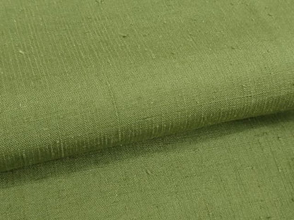 平和屋着物●極上　結城紬　色無地　柳茶色　逸品　DZAB1332kh5