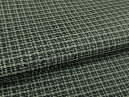 平和屋着物▽極上 西陣織 おしゃれ格子 紬 単衣 反端付き 逸品 DZAB1357kh5