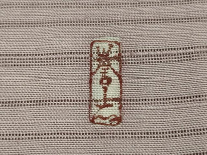平和屋着物＊極上 夏物 銀座きしや 色無地 絽紬 変わり絽 薄葡萄色 逸品 未使用 DZAB1365kh5