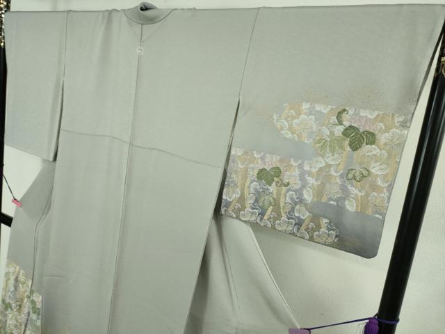 平和屋本店■極上　山口美術織物 皇室 伊勢神宮御用 西陣織 訪問着 御衣 錦繍 高台寺夢小袖 立涌桐文様 金銀糸 冊子付き 逸品　DZAB1396kh5