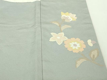 平和屋本店■極上　中国三大刺繍　スワトウ刺繍　汕頭刺繍　総刺繍　振袖　正倉院花文　暈し染め　金糸　逸品　DZAB1407kh5