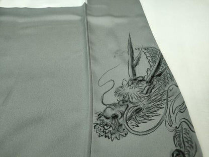 平和屋本店■極上　訪問着　手描き　龍　さが美扱い　逸品　DZAB1422kh5