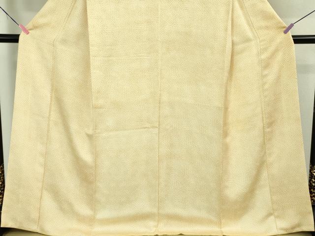 平和屋本店■極上　京都老舗銘店・に志田　小紋　鹿の子文　たとう紙・残布付き　逸品　DZAB1430kh5