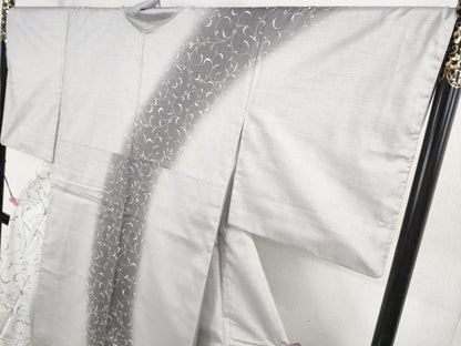 平和屋着物●極上 本場染大島紬 訪問着 花唐草文 逸品 DZAB1448kh5