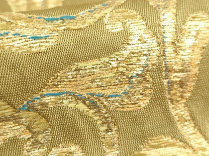 平和屋本店■最高級　龍村平蔵製　太鼓柄　本袋帯　国宝花篭文　金糸　逸品　DZAB1457kh5