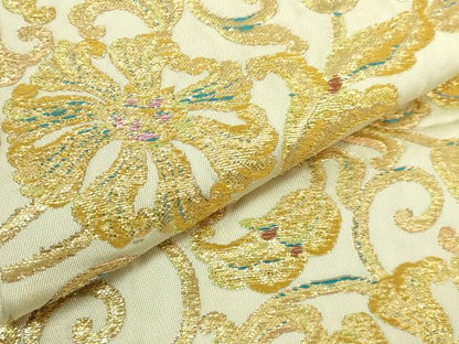 平和屋本店■最高級　龍村平蔵製　太鼓柄　本袋帯　国宝花篭文　金糸　逸品　DZAB1459kh5