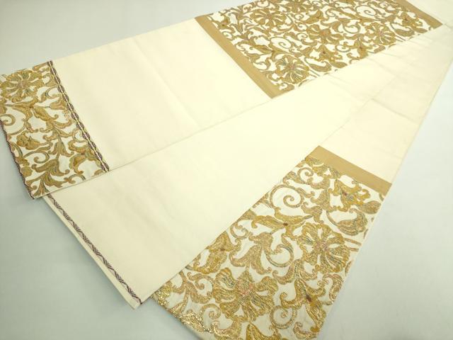 平和屋本店■最高級　龍村平蔵製　太鼓柄　本袋帯　国宝花篭文　金糸　逸品　DZAB1459kh5