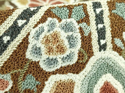 平和屋本店●最高級　中国三大刺繍　相良刺繍　総刺繍　袋帯　200万粒　総詰め　正倉院花文　逸品　DZAB1468kh5