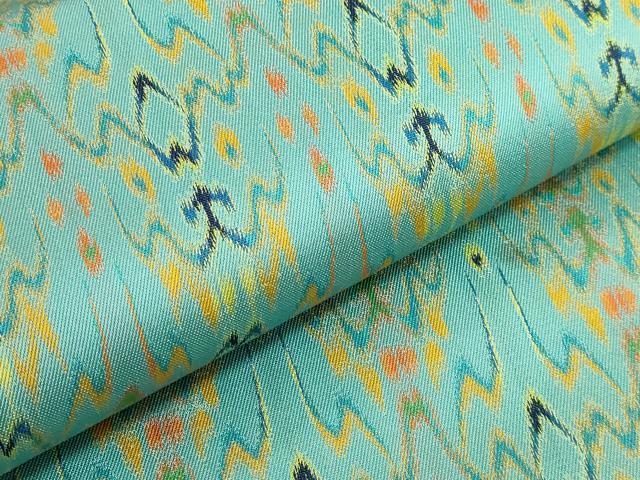 平和屋着物●極上 龍村美術織物 九寸開き名古屋帯 獅噛太子 逸品 DZAB1507kh5