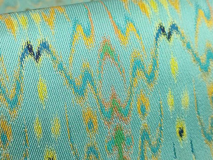 平和屋着物●極上 龍村美術織物 九寸開き名古屋帯 獅噛太子 逸品 DZAB1507kh5