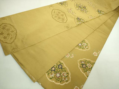 平和屋本店■最高級　龍村平蔵製　太鼓柄　本袋帯　巣中繍花文　金糸　逸品　DZAB1527kh5