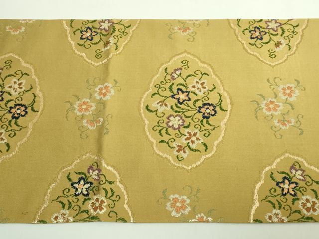 平和屋本店■最高級　龍村平蔵製　太鼓柄　本袋帯　巣中繍花文　金糸　逸品　DZAB1527kh5