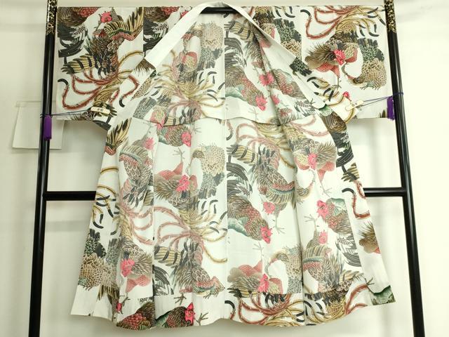 平和屋着物●岡重謹製 OKAJIMA 長襦袢 無双仕立て 軍鶏 逸品 DZAB1546kh5