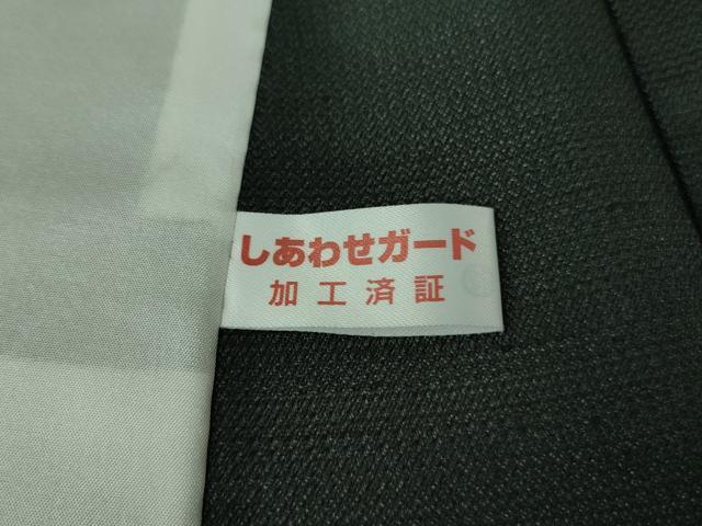 平和屋本店■極上　京都染織メーカー・貴久樹謹製　野蚕糸　ナチュラルタッサー　単衣　百入茶色　逸品　DZAB1552kh5