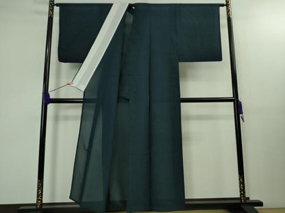 平和屋着物＊極上 夏物 上布瀧 色無地 米沢 白根沢 褐返色 証紙付き 逸品 DZAB1561kh5