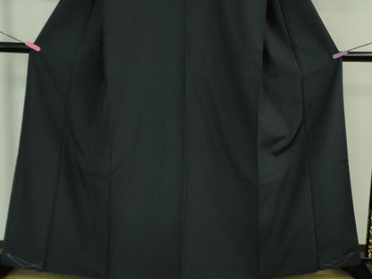 平和屋着物●極上 お召 吉野間道 さが美扱い 逸品 未使用 DZAB1572kh5