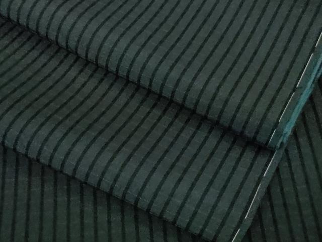 平和屋着物●極上 お召 吉野間道 さが美扱い 逸品 未使用 DZAB1572kh5