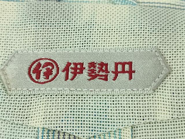 平和屋着物▽極上 道行コート スリーシーズン 春夏秋 塵除け ロング丈 紗 菱繋ぎ 伊勢丹扱い 逸品 DZAB1586kh5