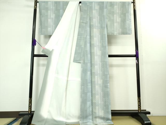 平和屋着物●極上 花織 紬 ちゅら織 琉球文様 証紙付き 逸品 未使用 DZAB1643kh5