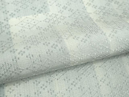 平和屋着物●極上 花織 紬 ちゅら織 琉球文様 証紙付き 逸品 未使用 DZAB1643kh5