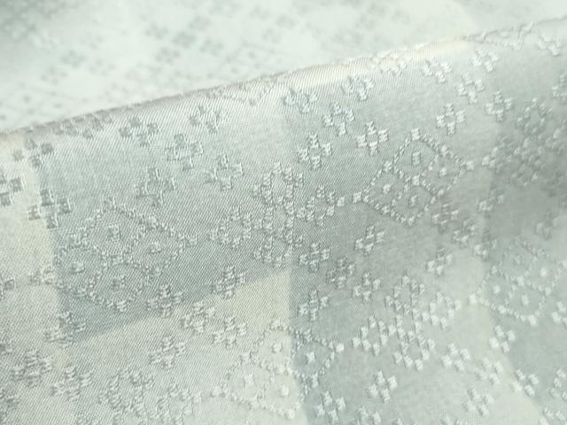 平和屋着物●極上 花織 紬 ちゅら織 琉球文様 証紙付き 逸品 未使用 DZAB1643kh5