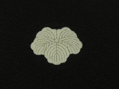 平和屋着物●極上 本加賀友禅作家 柿本市郎 黒留袖 仕覆花文 逸品 DZAB1645kh5