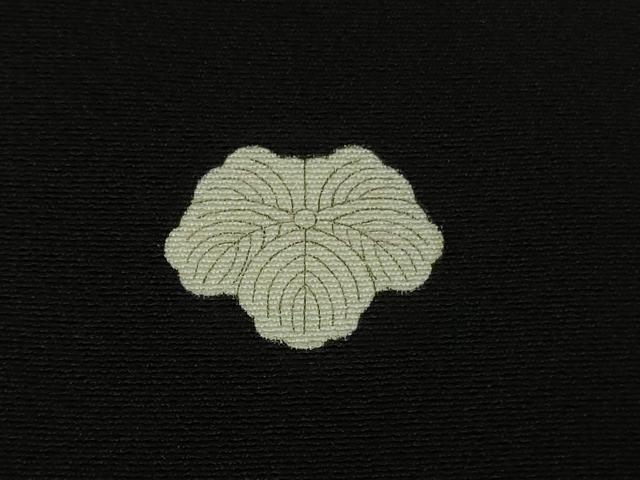 平和屋着物●極上 本加賀友禅作家 柿本市郎 黒留袖 仕覆花文 逸品 DZAB1645kh5