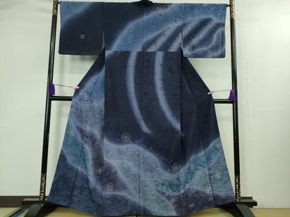 平和屋本店■極上　中国三大刺繍　スワトウ刺繍　汕頭刺繍　訪問着　辻が花　暈し染め　金糸　逸品　DZAB1652kh5
