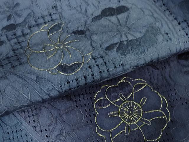 平和屋本店■極上　中国三大刺繍　スワトウ刺繍　汕頭刺繍　訪問着　辻が花　暈し染め　金糸　逸品　DZAB1652kh5