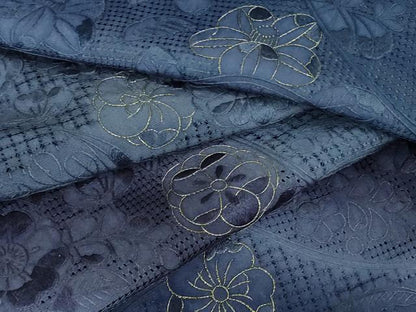 平和屋本店■極上　中国三大刺繍　スワトウ刺繍　汕頭刺繍　訪問着　辻が花　暈し染め　金糸　逸品　DZAB1652kh5