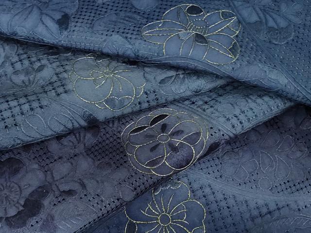 平和屋本店■極上　中国三大刺繍　スワトウ刺繍　汕頭刺繍　訪問着　辻が花　暈し染め　金糸　逸品　DZAB1652kh5