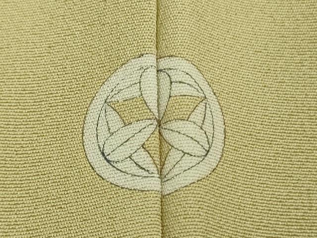 平和屋着物●極上　本加賀友禅作家　窪田祐兆　訪問着　枝花文　蒸栗色地　暈し染め　逸品　未使用　DZAB6559kh6