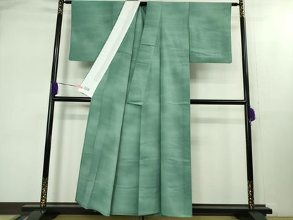 平和屋着物▽極上 洗える最高級着物 ＜英＞はなぶさ謹製 小紋 単衣 鮫小紋柄 暈し染め 逸品 DZAB1701kh5