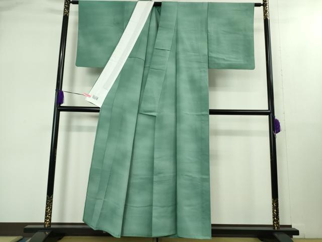 平和屋着物▽極上 洗える最高級着物 ＜英＞はなぶさ謹製 小紋 単衣 鮫小紋柄 暈し染め 逸品 DZAB1701kh5