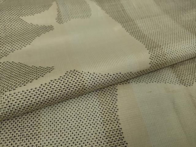 平和屋本店■極上　本場大島紬　白大島　7マルキ　エンゼルフィッシュ　逸品　DZAB1728kh5
