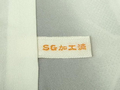 平和屋本店■極上　本場大島紬　白大島　9マルキ　白鳳　白薩摩焼泥　七宝文様　窪田織物謹製　証紙付き　逸品　DZAB1729kh5