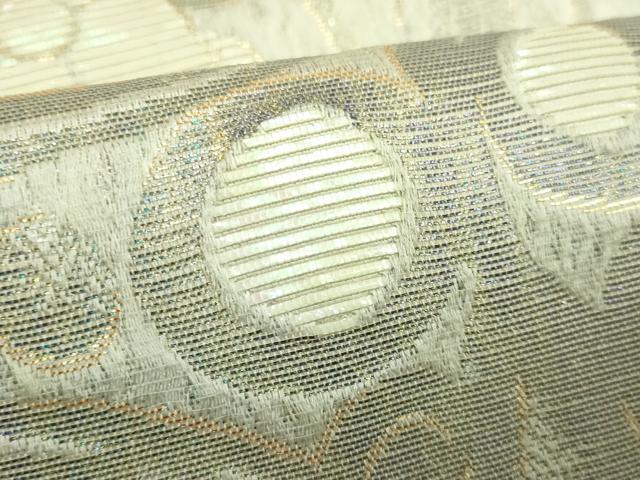 平和屋着物●極上　ワンタッチつけ帯　水晶箔　螺鈿箔　花唐草　金糸　やまと誂製　逸品　DZAB1768kh6