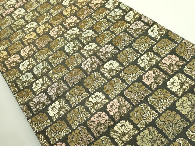 平和屋着物○極上 西陣織 陰山織物謹製 箔屋清兵衛 六通柄