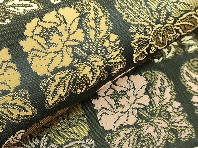 平和屋着物○極上 西陣織 陰山織物謹製 箔屋清兵衛 六通柄