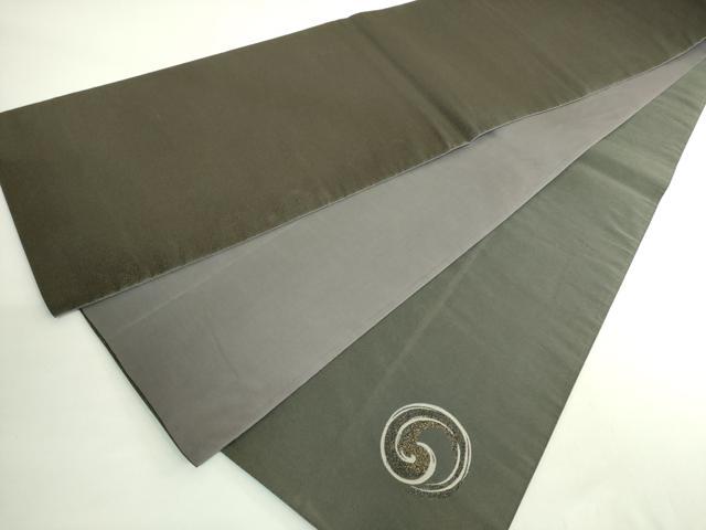 平和屋着物●極上　太鼓柄袋帯　赤鬼　青鬼　緑鬼　金糸　逸品　DZAB1790kh6
