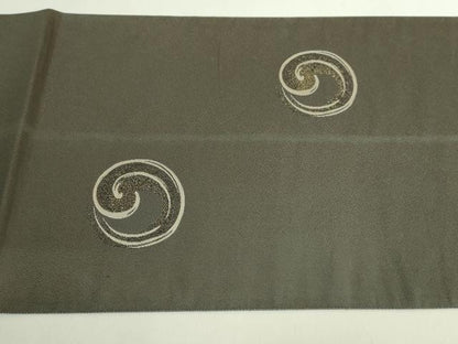 平和屋着物●極上　太鼓柄袋帯　赤鬼　青鬼　緑鬼　金糸　逸品　DZAB1790kh6