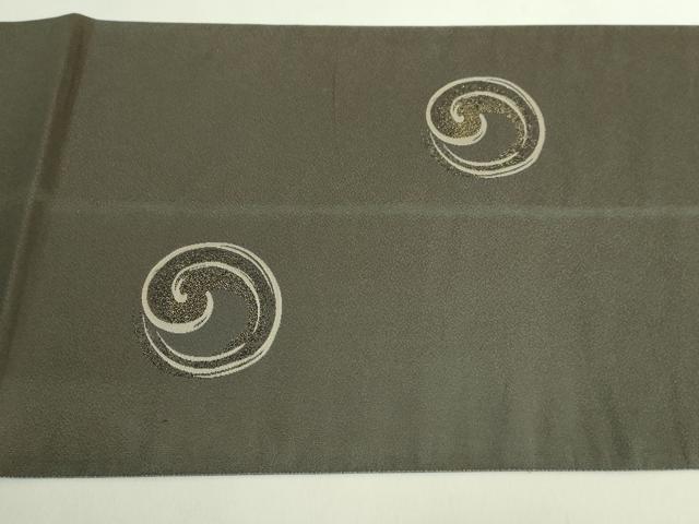平和屋着物●極上　太鼓柄袋帯　赤鬼　青鬼　緑鬼　金糸　逸品　DZAB1790kh6