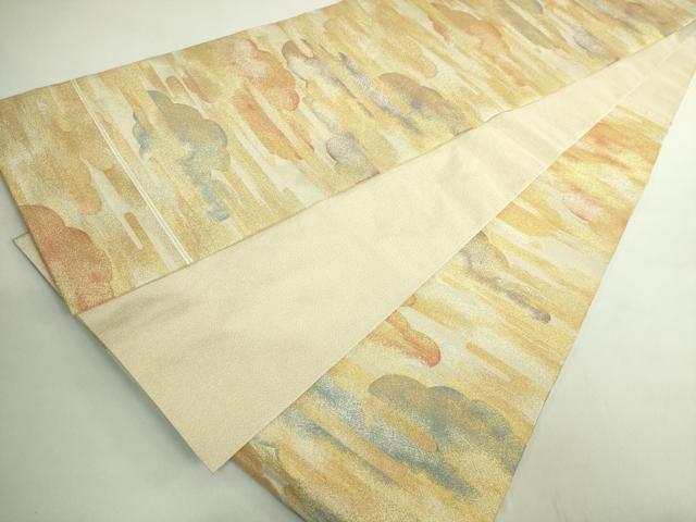 平和屋着物●西陣最高峰・北尾織物匠　六通柄袋帯　錦繍彩雲文　金糸　正絹　逸品　BAAV9752hv 平和屋着物○極上 西陣最高峰・北尾織物匠 綴れ 六通柄袋帯