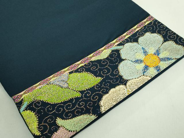 平和屋本店○最高級 龍村平蔵製 太鼓柄 本袋帯 相楽吉祥文